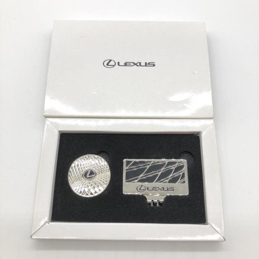 未使用品】レクサス マーカーセット シルバー 箱付きゴルフ LEXUS