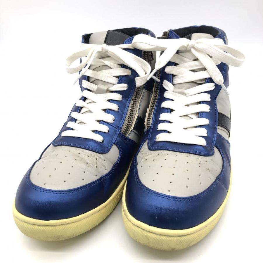 Russeluno（ラッセルノ） ハイカットゴルフシューズ ブルー×グレー