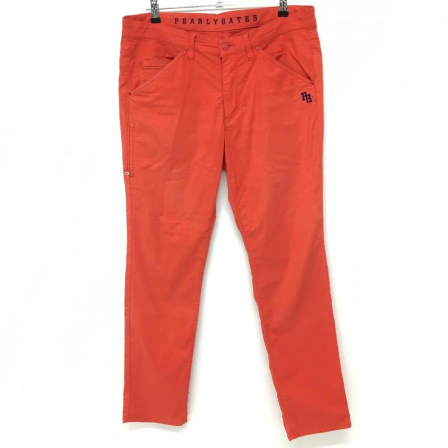 PEARLY GATES（パーリーゲイツ） ストレッチパンツ オレンジレッド