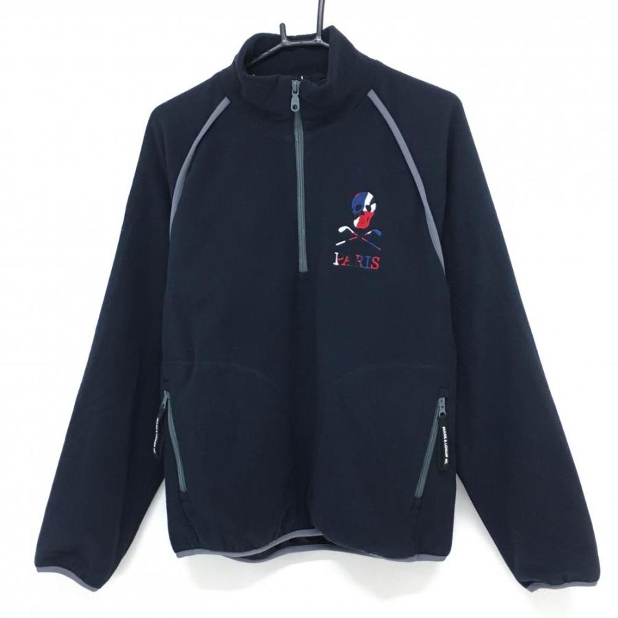 MARK&LONA（マークアンドロナ） フリースブルゾン ネイビー×ライト