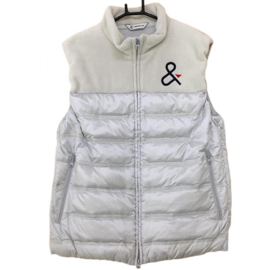and per se（アンパスィ） 【超美品】アンパスィ ダウンベスト 白 異