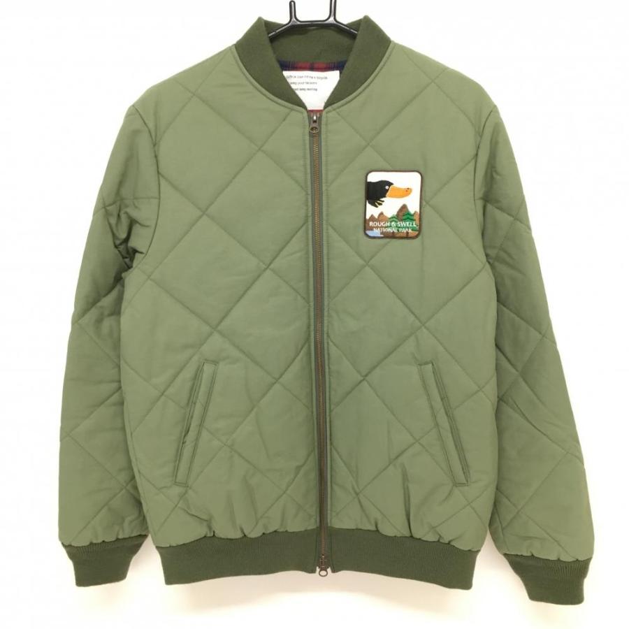 超美品】ラフアンドスウェル 中綿ジャケット グリーン 裏微起毛