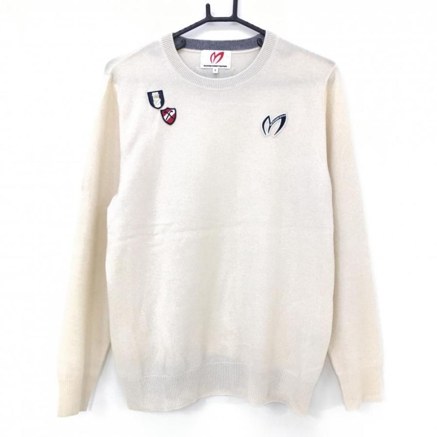 マスターバニー セーター アイボリー カシミヤ100％ ニット メンズ 5(L