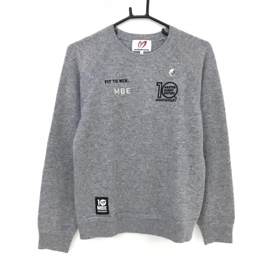 ☆新品☆MASTER BUNNY EDITION グレンチェック 裏地付 ニット クルー