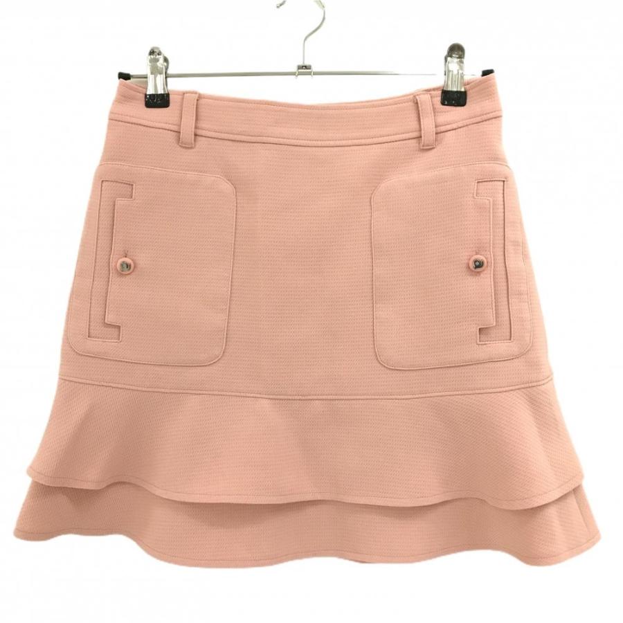 archivio（アルチビオ） 中綿スカート ライトピンク系 地模様 一部中綿