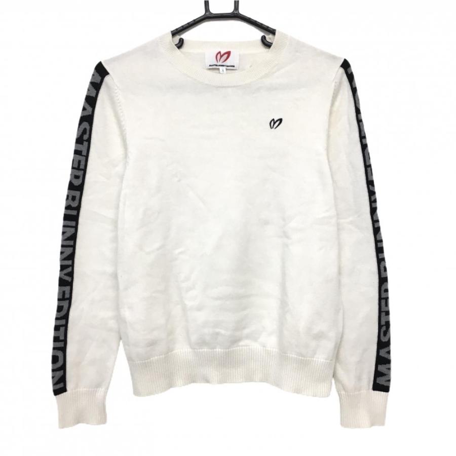 マスターバニーエディション ファー ニットセーター ホワイト ゴルフ