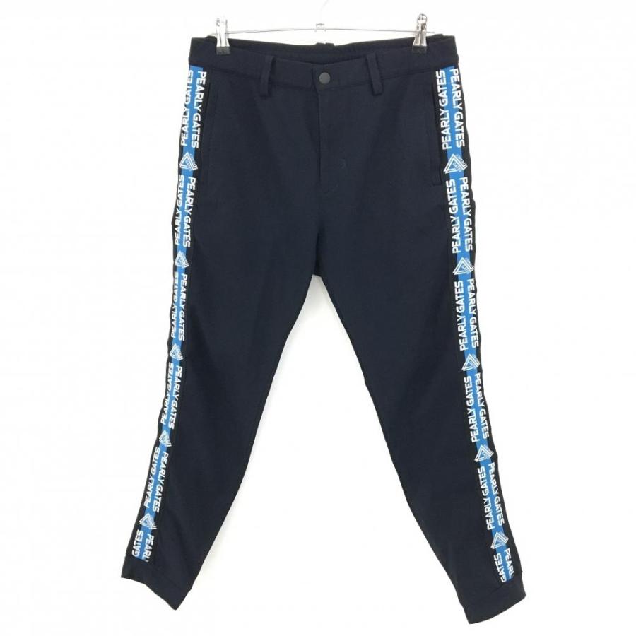 PEARLY GATES（パーリーゲイツ） ジョガーパンツ ネイビー×ライト