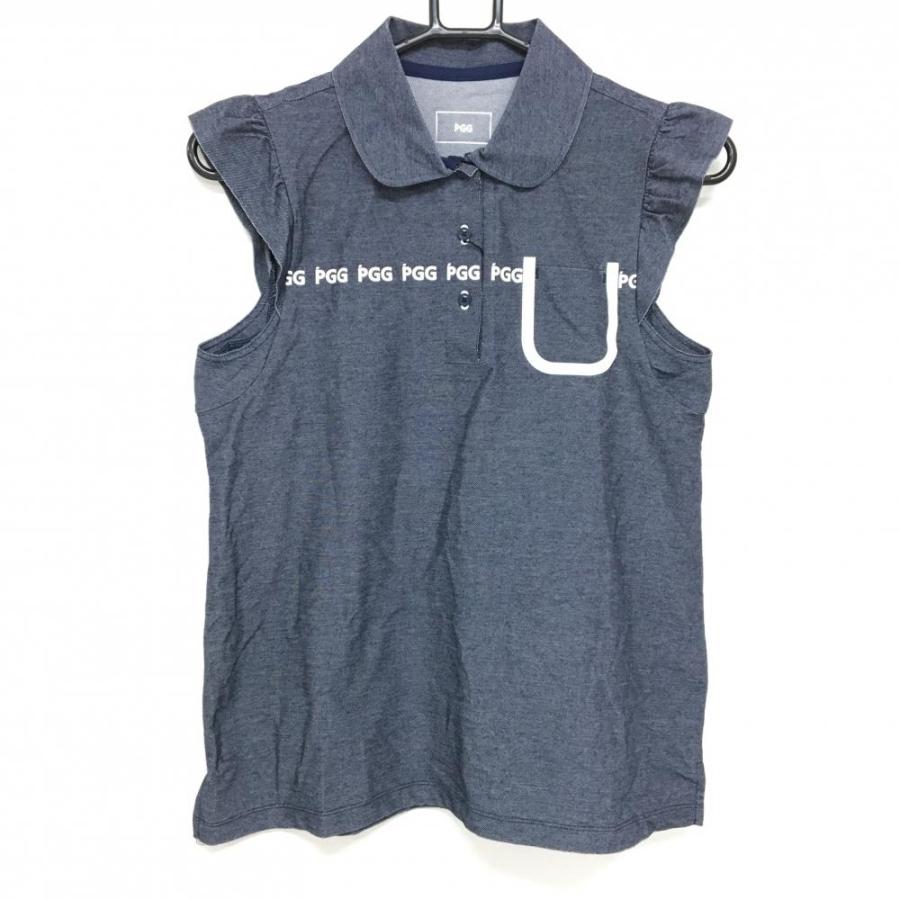 PGG 【新品】PGGパーリーゲイツ ノースリーブポロシャツ ネイビー
