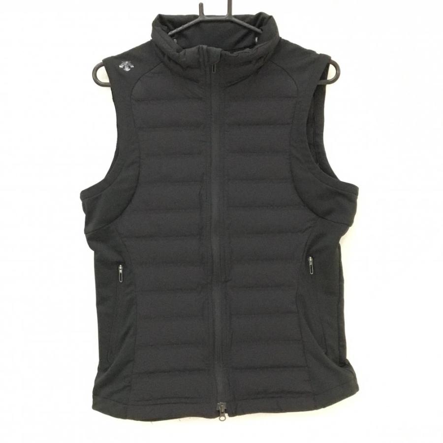 DESCENTE GOLF デサントゴルフ ダウンベスト 黒 軽量 中田英寿 メンズ