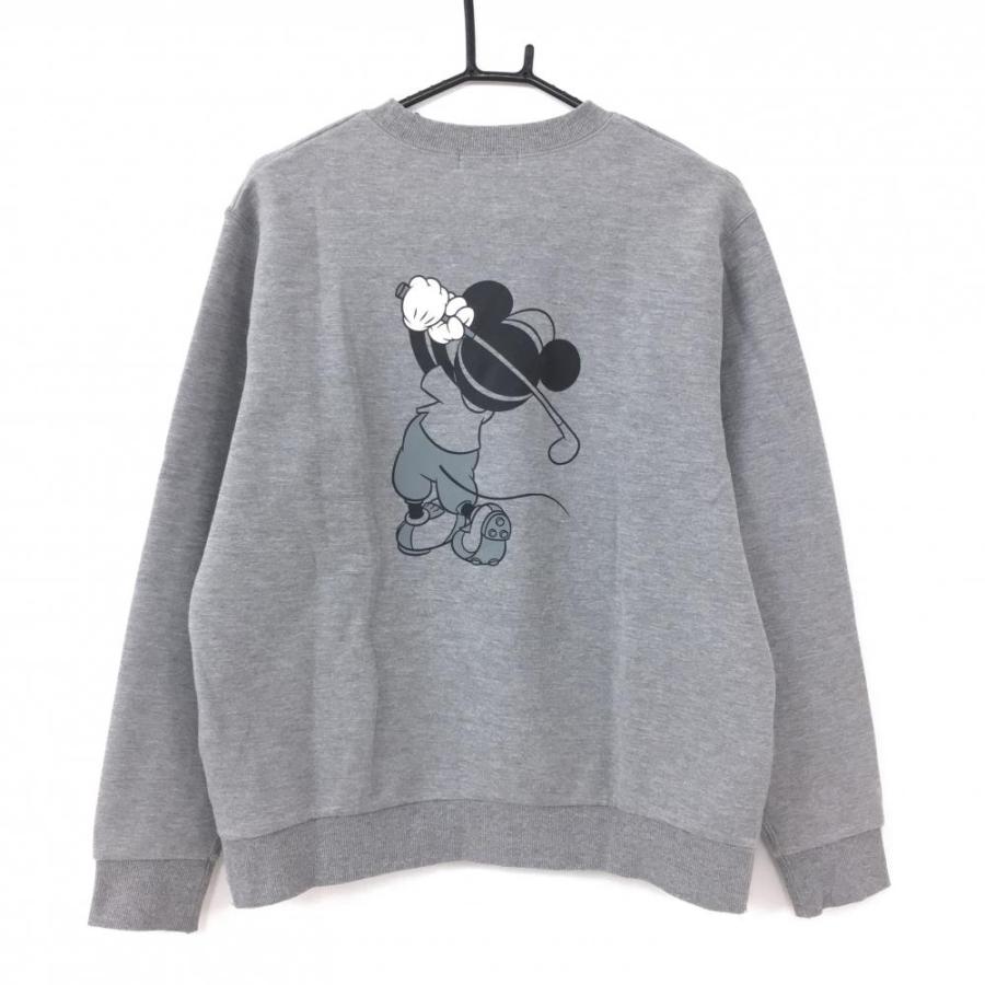 美品】23区 23区ゴルフ×Disney スウェットトレーナー 杢グレー