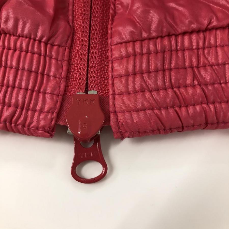 美品】パーリーゲイツ フード付きダウンベスト ピンク ダウン88