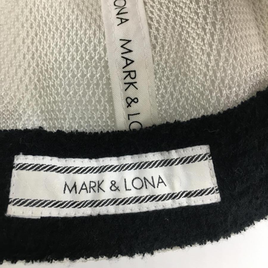 MARK&LONA（マークアンドロナ） メッシュキャップ オレンジ×白 パイル