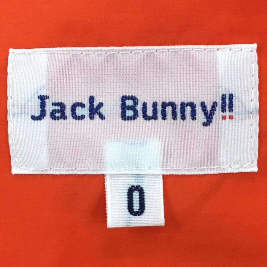 超美品】ジャックバニー ダウンジャケット オレンジ×黒 ジップロゴ