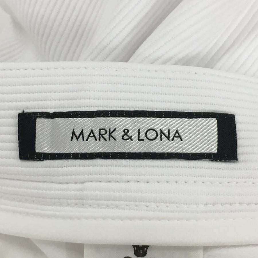 MARK&LONA（マークアンドロナ） パンツ 白 サイド立体ロゴ メンズ 50