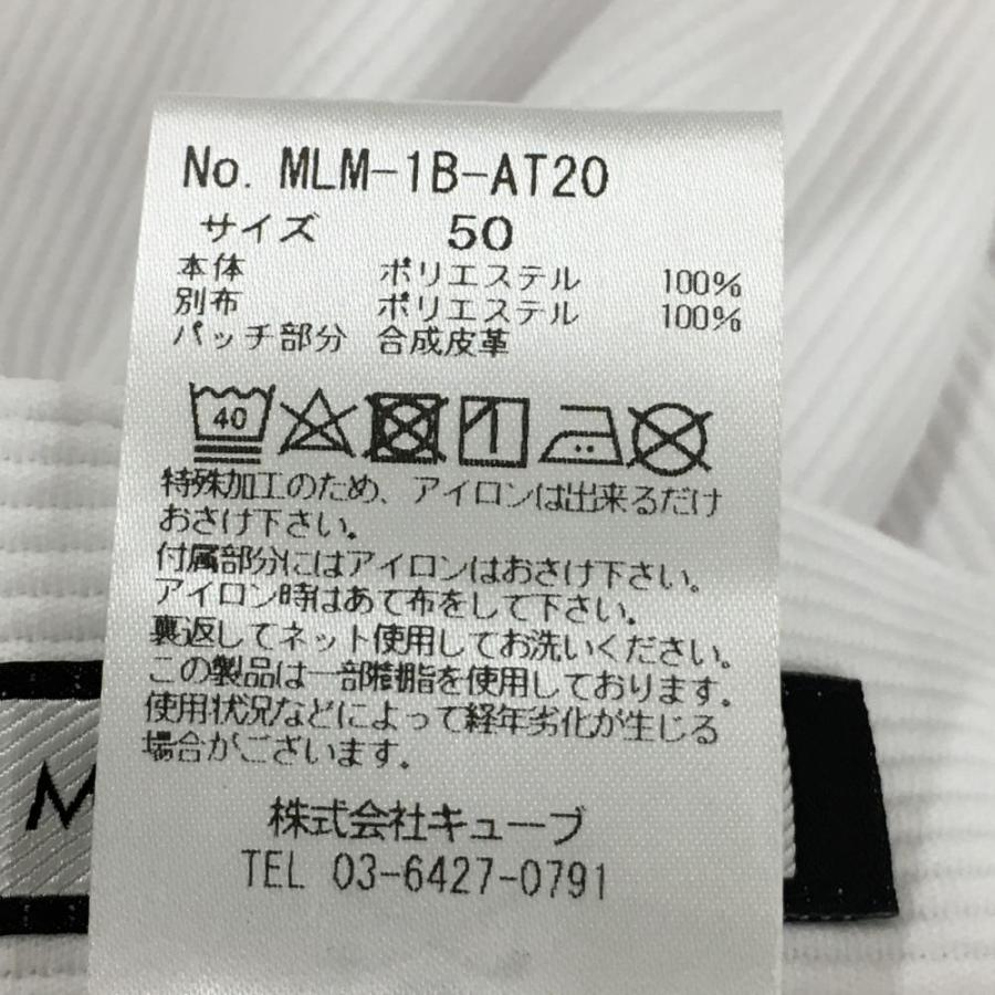 MARK&LONA（マークアンドロナ） パンツ 白 サイド立体ロゴ メンズ 50