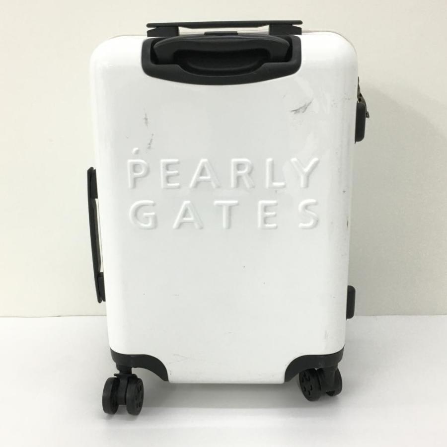 PEARLY GATES（パーリーゲイツ） キャリーケース 白 PGニコちゃん