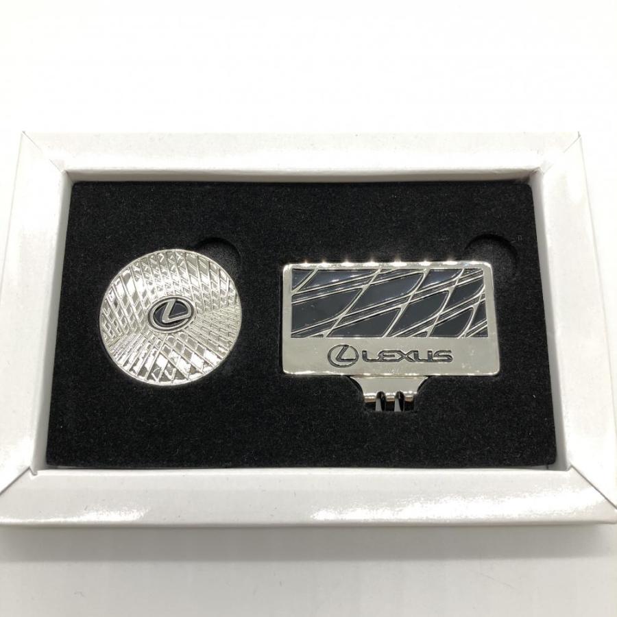 未使用品】レクサス マーカーセット シルバー 箱付きゴルフ LEXUS