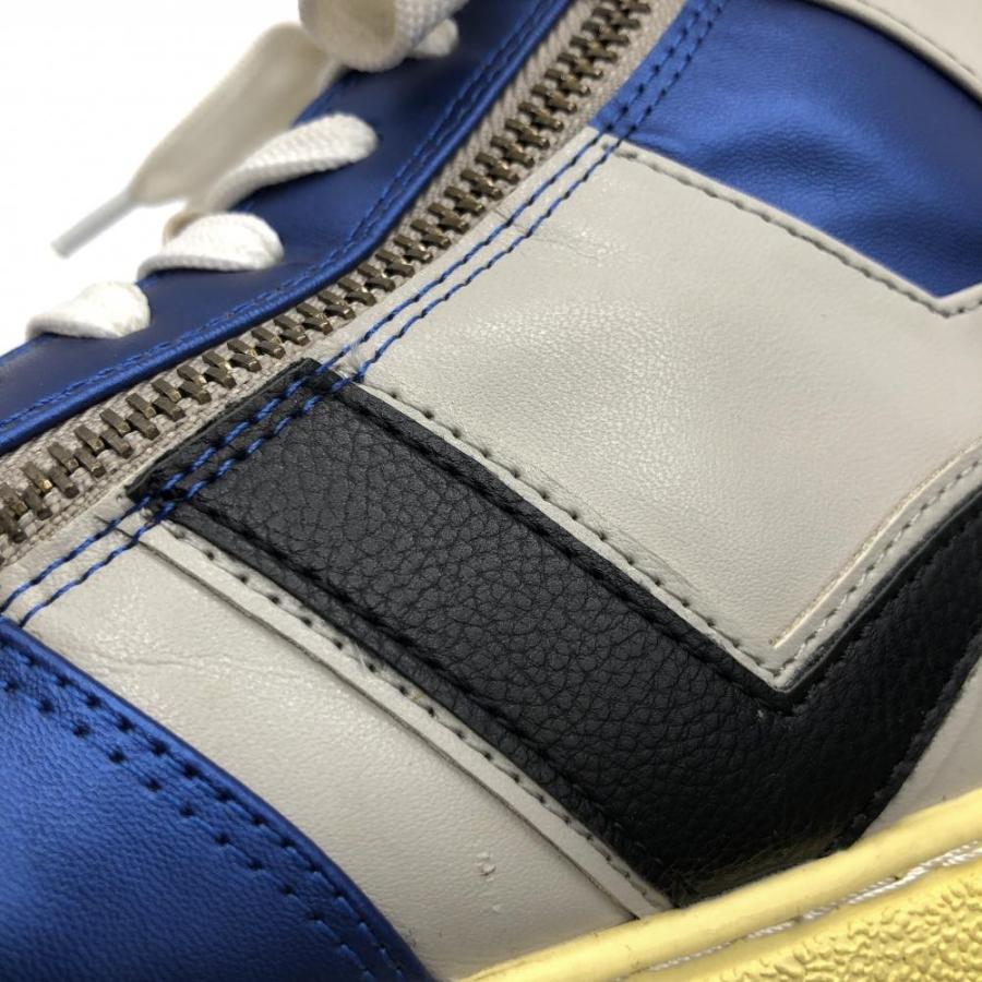 Russeluno（ラッセルノ） ハイカットゴルフシューズ ブルー×グレー