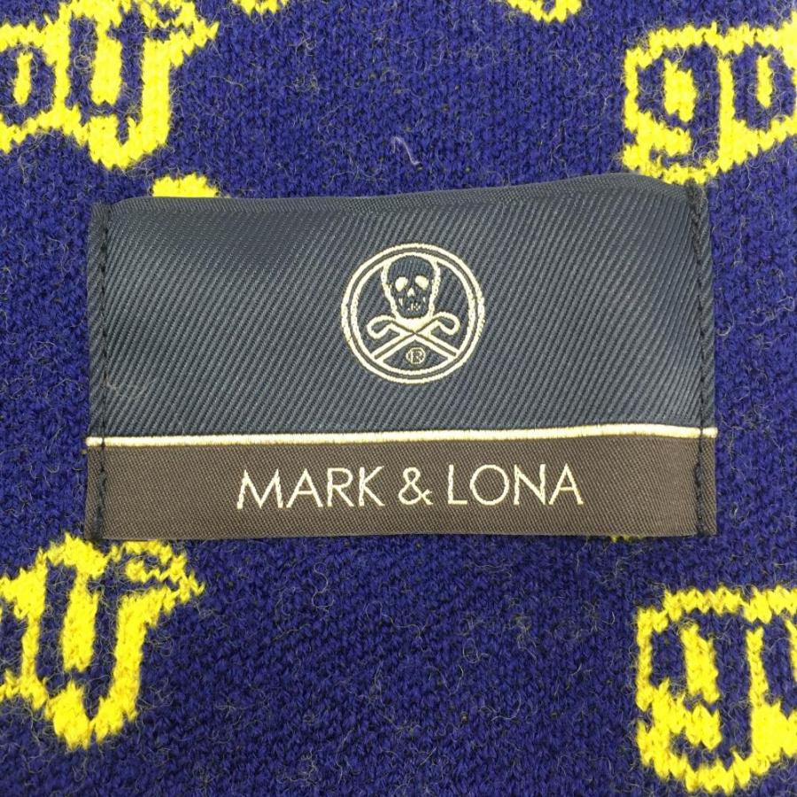 MARK&LONA（マークアンドロナ） ニットネックウォーマー ネイビー
