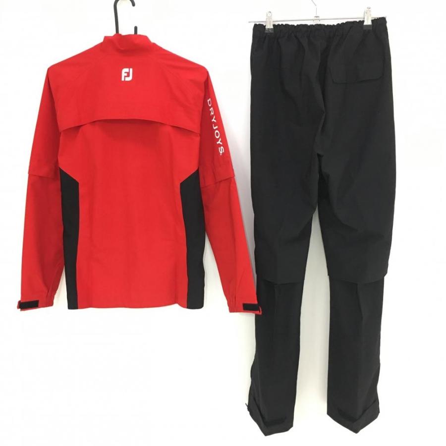 FootJoy（フットジョイ） レインウェア上下セット レッド×黒 2WAY