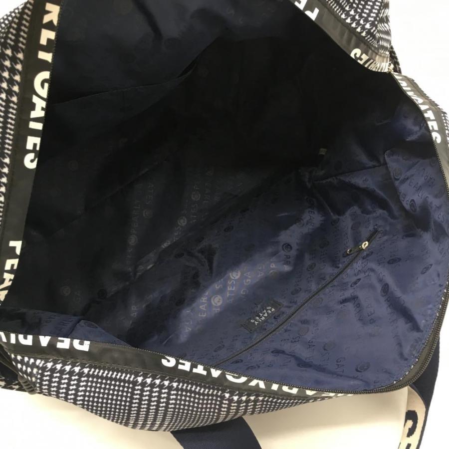 PEARLY GATES（パーリーゲイツ） 2WAYボストンバッグ ネイビー×白