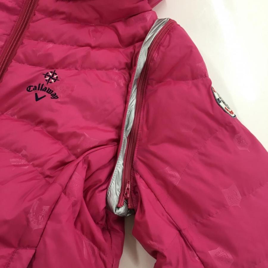 Callaway（キャロウェイ） リバーシブルダウンジャケット ピンク 総柄