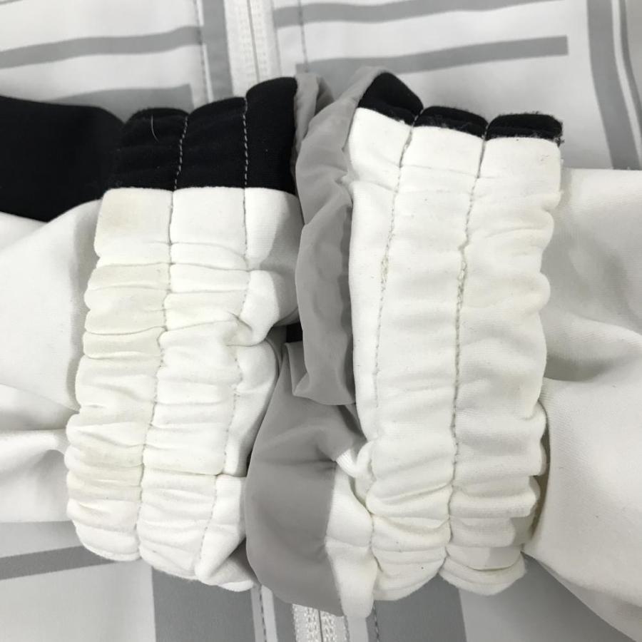 MARK&LONA（マークアンドロナ） 中綿異素材ジャケット 白×グレー×黒