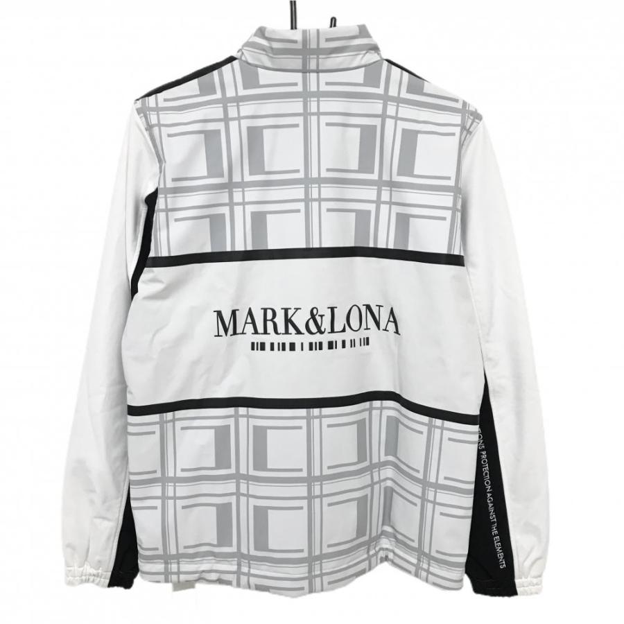 MARK&LONA（マークアンドロナ） 中綿異素材ジャケット 白×グレー×黒