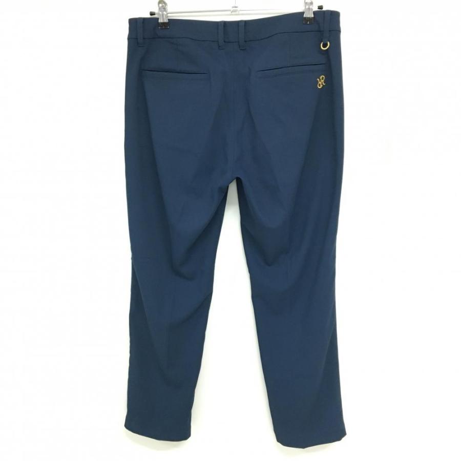 Resurrection 【美品】レザレクション パンツ ネイビー 地模様