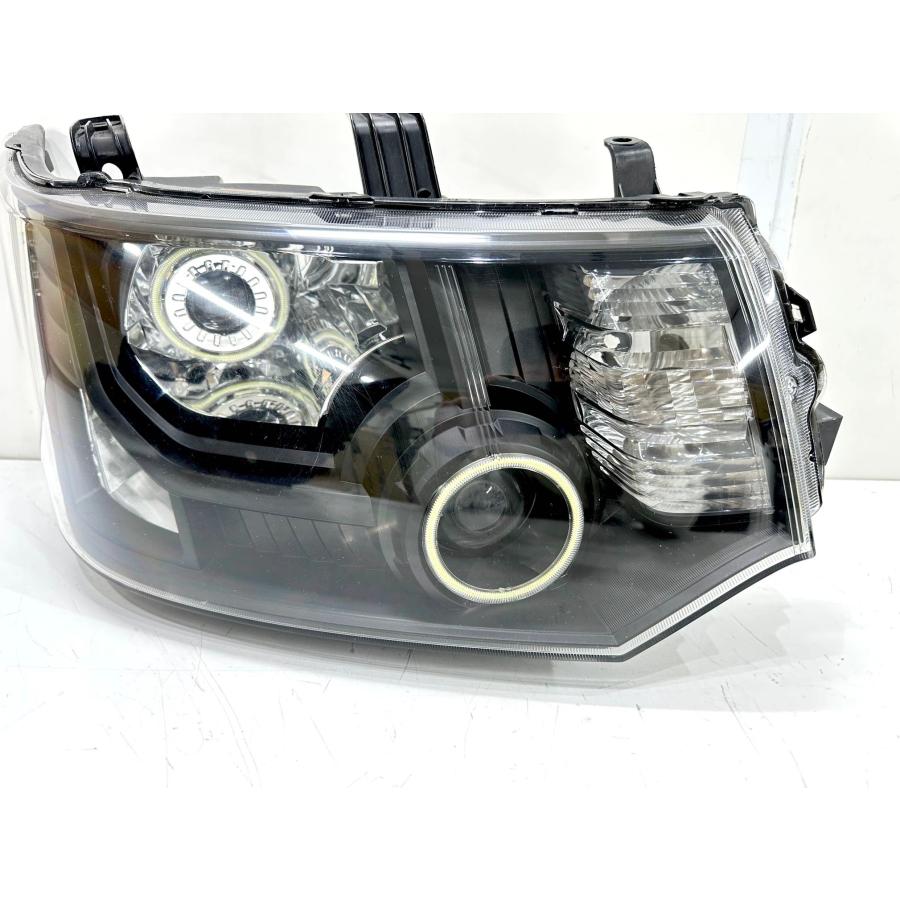 インナーブラック・イカリング加工】デリカD5 純正HIDヘッドライト左右