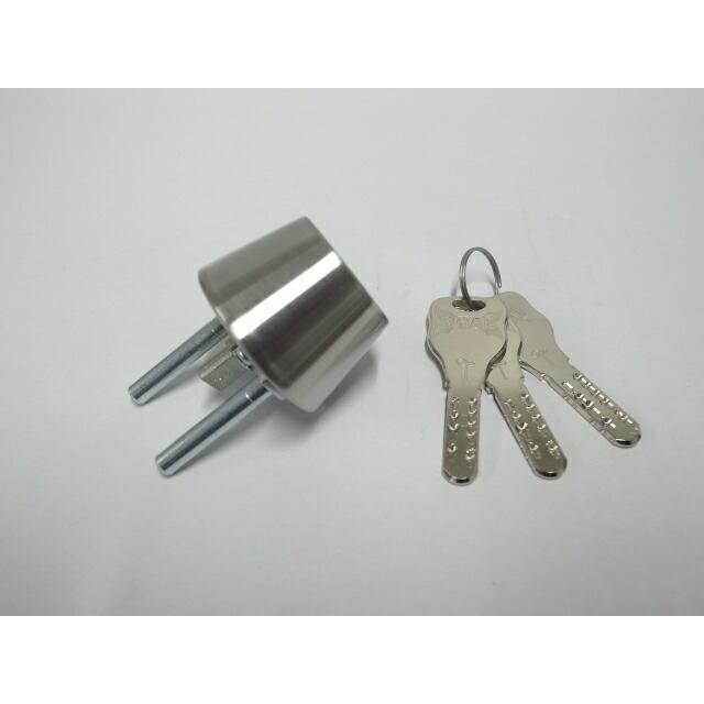 GP TX,TTX取替用シリンダー ステン色テール刻印34 筒長33ミリ☆GOAL