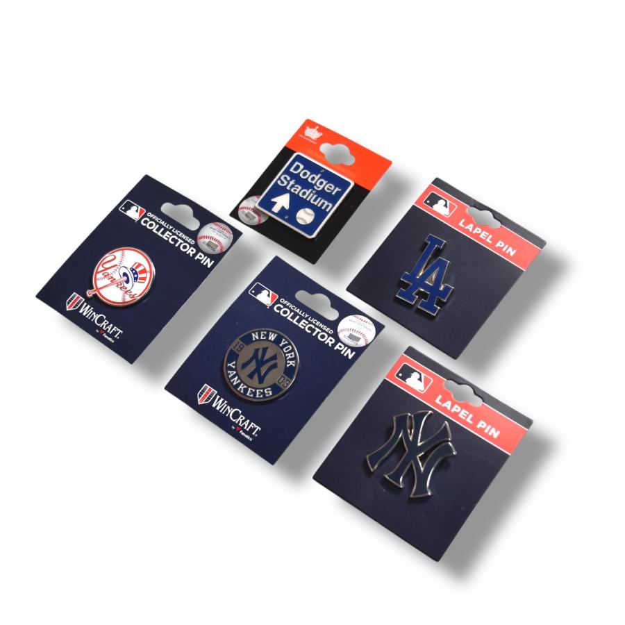 MLBチームピンズ メンズ レディース ヤンキース ドジャース : RAWDRIP