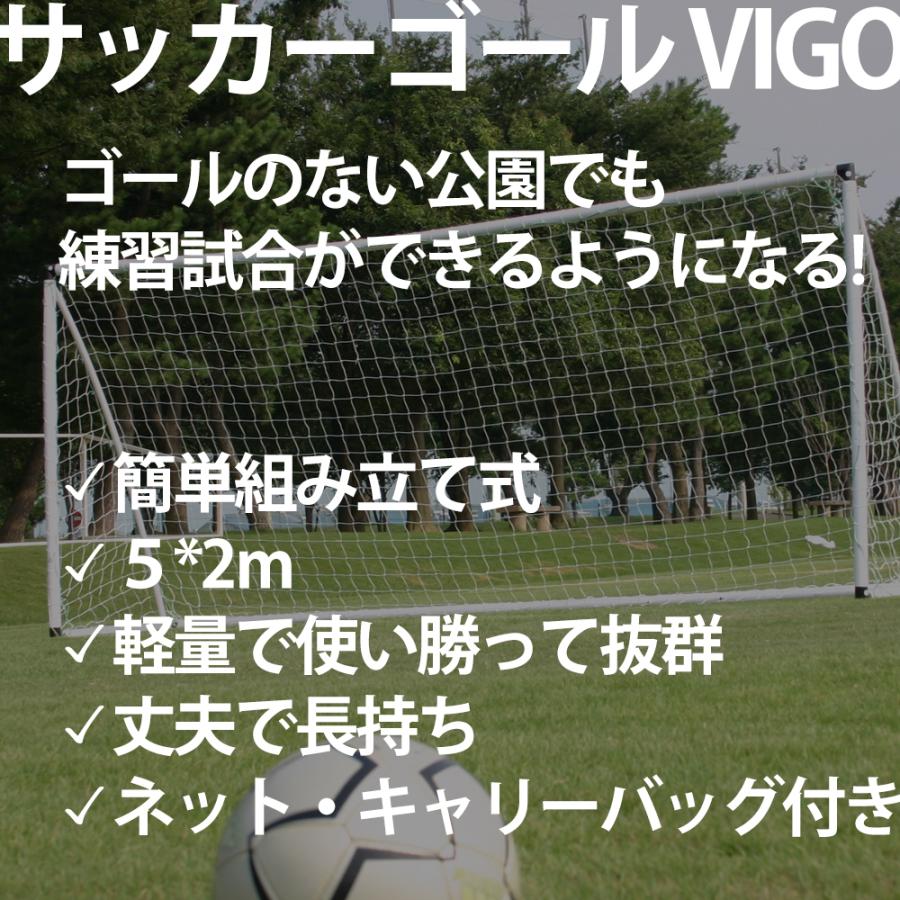 サッカーゴール VIGO 5M 組立式 少年用 ゴール : Fungoal - 通販