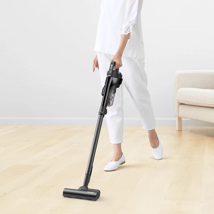 RACTIVE Air シャープ EC-FR9-B コードレススティック掃除機 ブラック