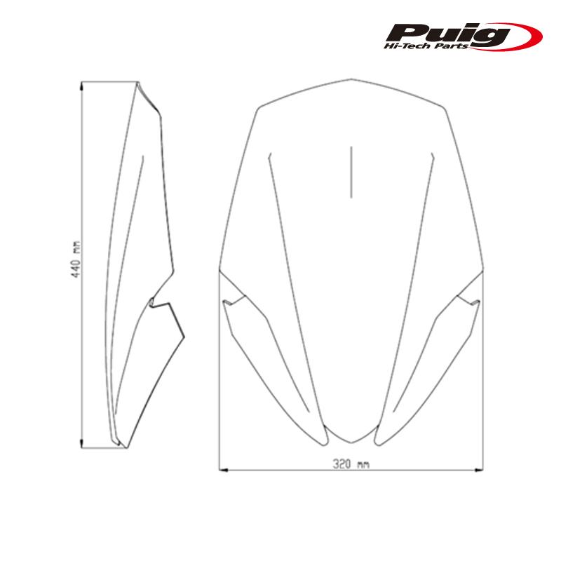 Puig（プーチ） Puig 9436A NEW GENERATION TOURING [BLUE] SUZUKI GSX