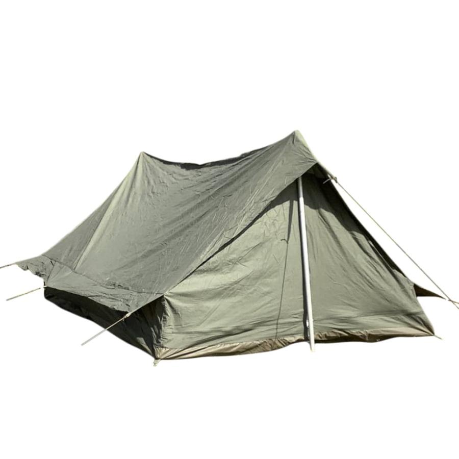 フランス軍放出品 F1テント 2人用 オリーブドラブ 軍幕 コットン生地