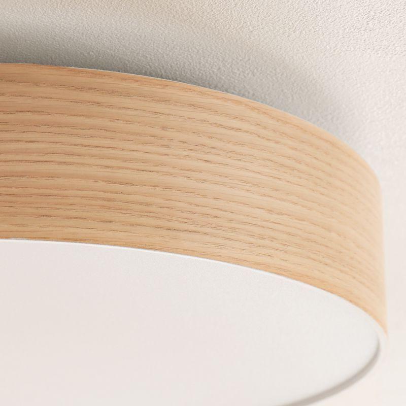シーリングライト Olika WOOD LED CEILING LIGHT 調光 調色 タモ