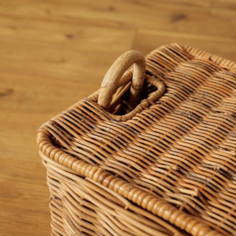 収納 バスケット カゴ かご ラタン 籐 ストックバスケット AROROG
