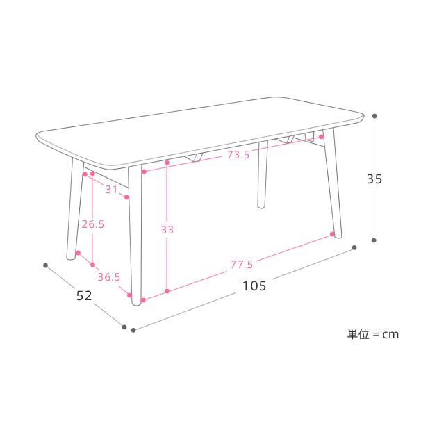 折りたたみテーブル Henry 木製 アッシュ 北欧 ナチュラル おしゃれ