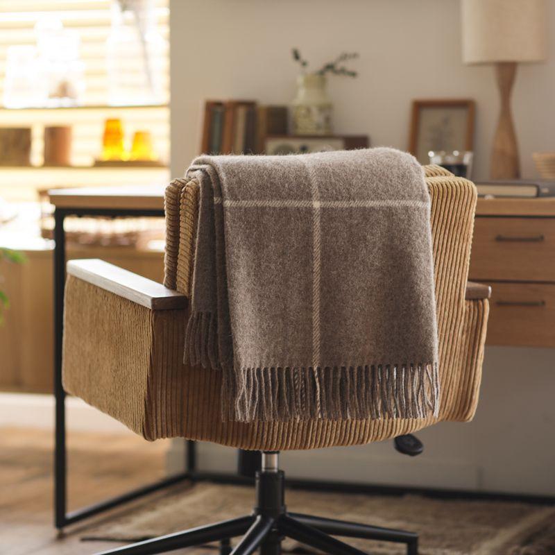 ウール ブランケット Silkeborg ダナーヤ ウィンドウペン 140×240