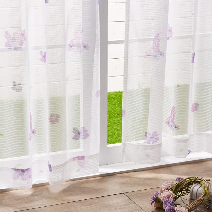 Disney（ディズニー） ラプンツェル レースカーテン 2枚組 幅100cm 丈