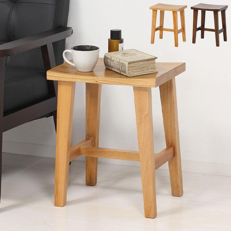 天然木スツール 完成品 高さ45cm 玄関スツール 腰掛け ディスプレイ