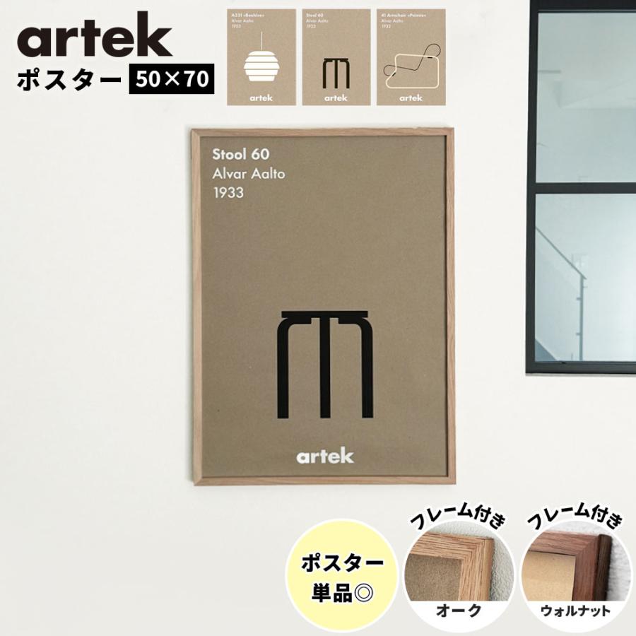 artek アルテック 50×70 ポスター 全3種 【正規品】( 北欧家具 復刻