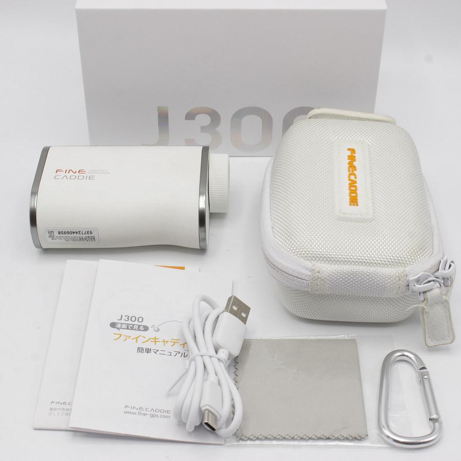 ボーナスストア+5％】FINECADDIE J300 レーザー距離計 ホワイト