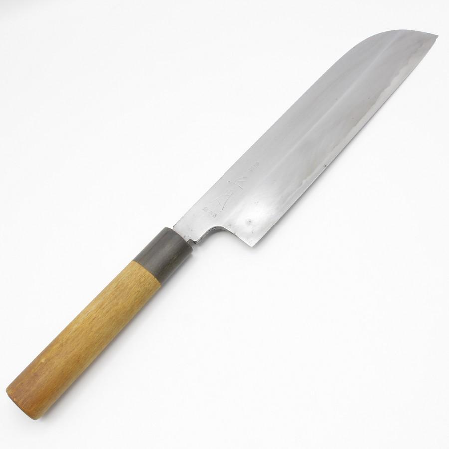 正本総本店 鎌型薄刃包丁 八寸 栗型柄 刃渡り約240mm 和包丁