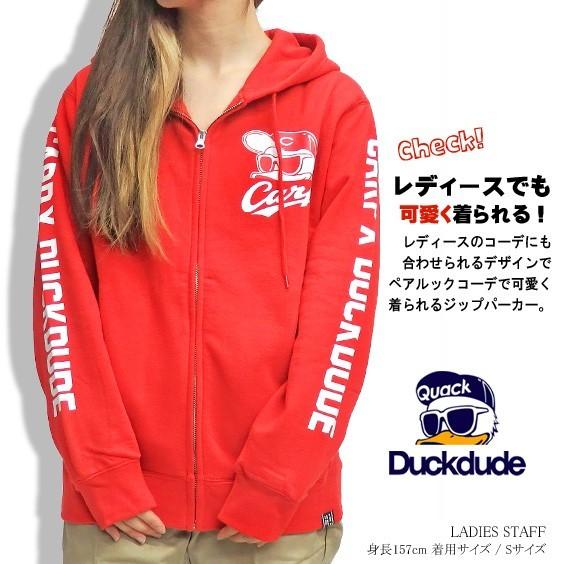 DUCK DUDE パーカー 広島東洋カープ スウェットパーカー ジップアップ