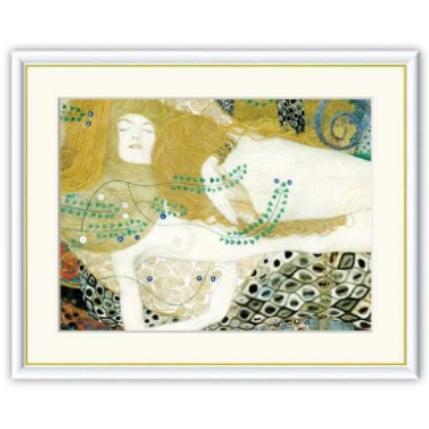 絵画 アート額絵 グスタフ・クリムト 水蛇I 42×34cm : REROOM - 通販