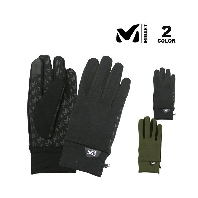 ミレー グローブ 手袋 MILLET WARM STRETCH TREK GLOVE 防寒 防風 保温
