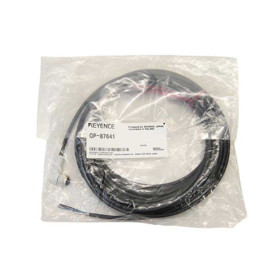 KEYENCE キーエンス コネクタケーブル M12L字 10m 耐油 OP-87641 光電