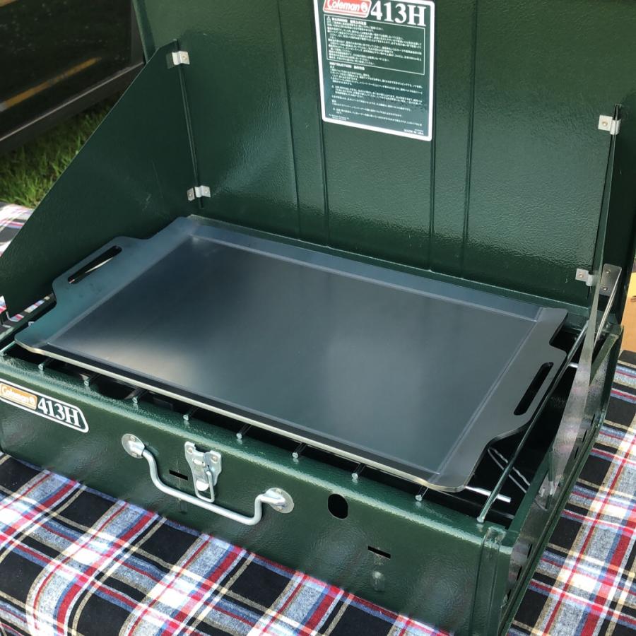 コールマン 413Hパワーハウス ツーバーナー 対応 鉄板 バーベキュー
